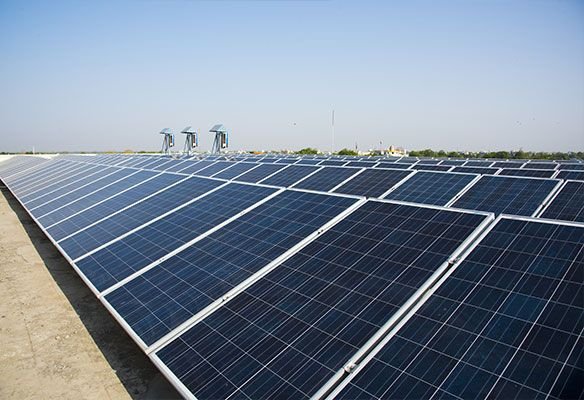 Solar plant — sustainable engineering by RUSAVI