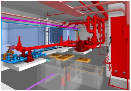 Technical Rooms & Booster Pumping Station — MEP design & supervision